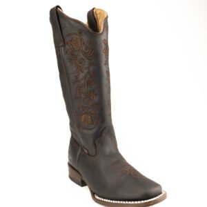 0099RED Botas Reyme dama cuadrada sue