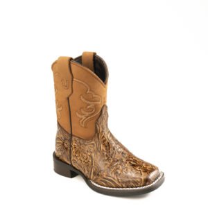 0153CDN Bota Caballo Dorado niño cinc