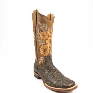 0232RED Bota Reyme dama