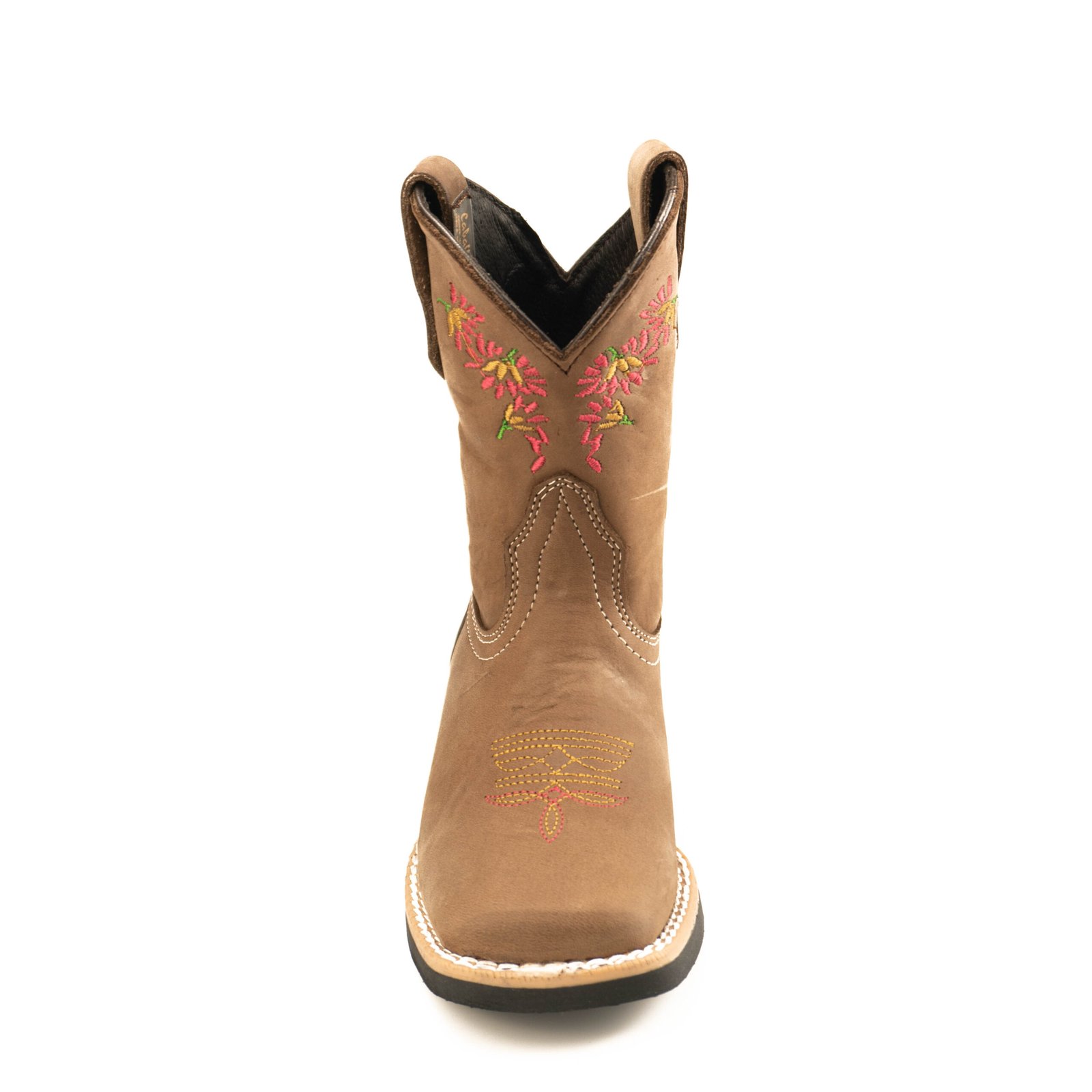 0198CDN Bota Caballo Dorado niña rodeo flores - Imagen 7